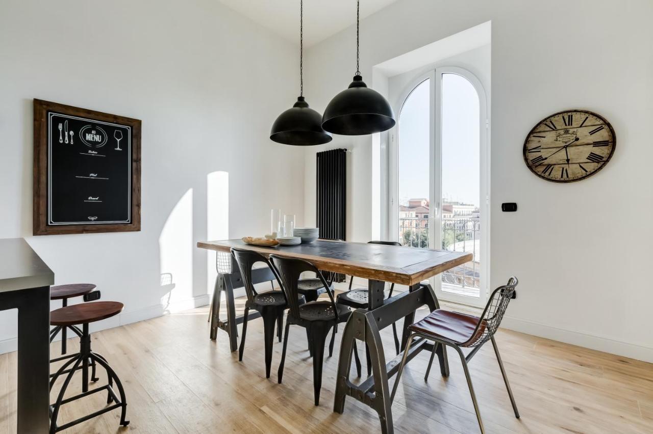 Bmga L Glam Industrial 3-Bed Apartment In Termini Rome Luaran gambar
