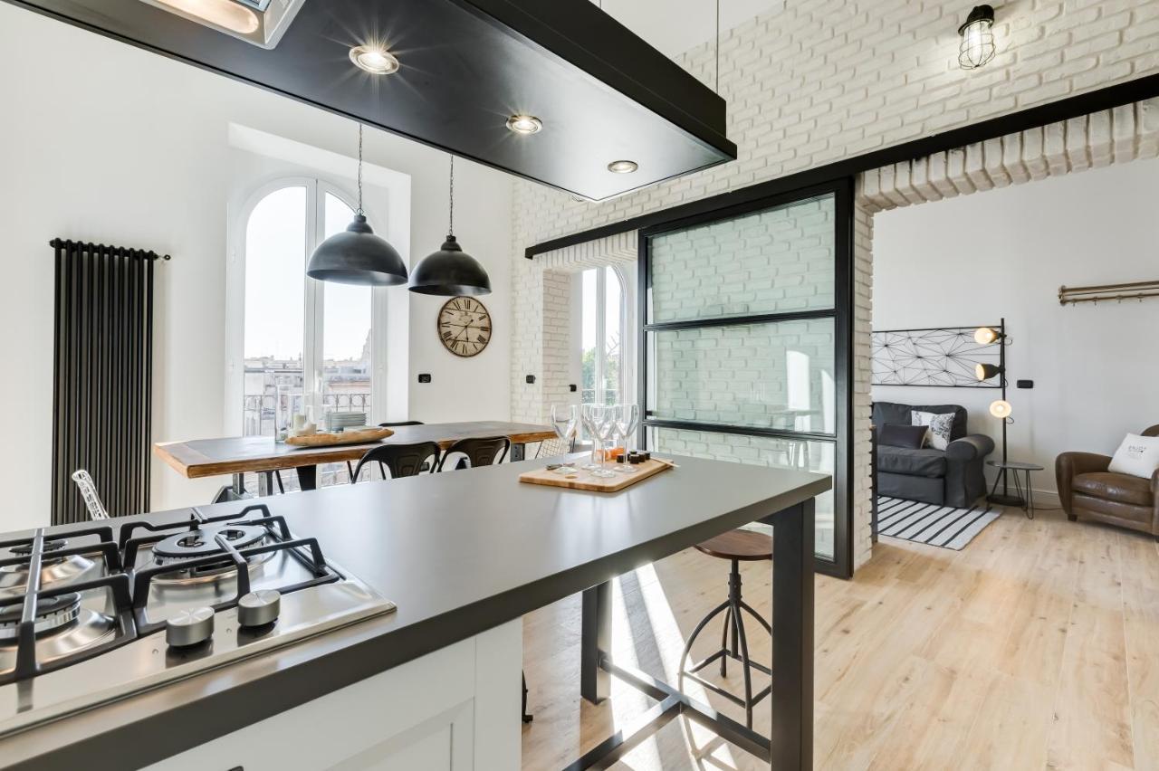 Bmga L Glam Industrial 3-Bed Apartment In Termini Rome Luaran gambar