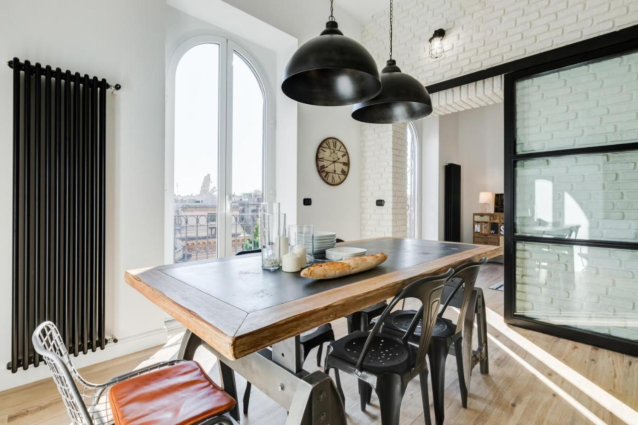 Bmga L Glam Industrial 3-Bed Apartment In Termini Rome Luaran gambar